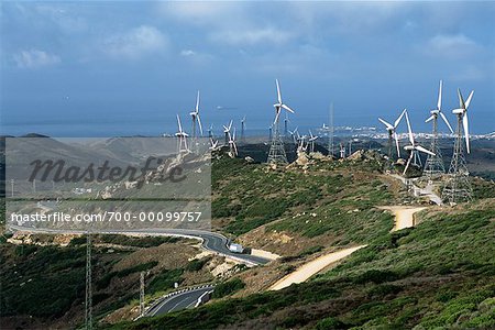 Wind Turbines à Cadiz, Espagne