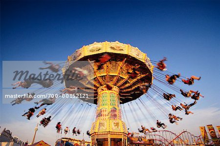 Swing Ride at CNE, Toronto, Ontario, Canada