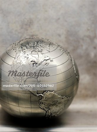 Métalliques Globe Amérique du Nord et du Sud