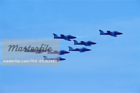 Snowbirds beim kanadischen nationalen Ausstellung Air zeigen, Toronto, Ontario, Kanada