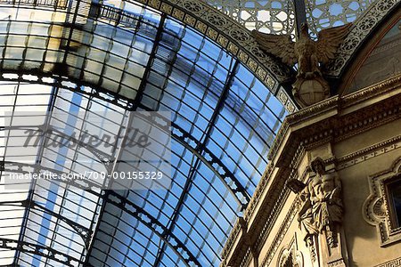 Interior Roof Detail Galleria Vittorio Emanuele Milan, Italy