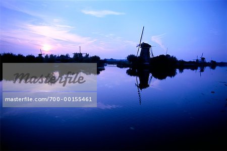 Windmühlen, Kinderdijk, Holland