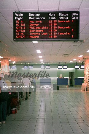 Line-Up at Airport