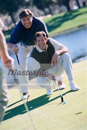 Men Golfing