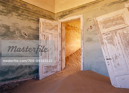 Abandoned Building Ghost Town of Kolmanskop