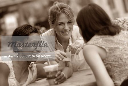 Women at Outdoor Cafe