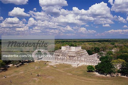 Tempel der Krieger Chichen Itza, Yucatan Mexiko