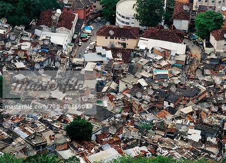 Slum of Dona Marta Rio de Janeiro, Brazil