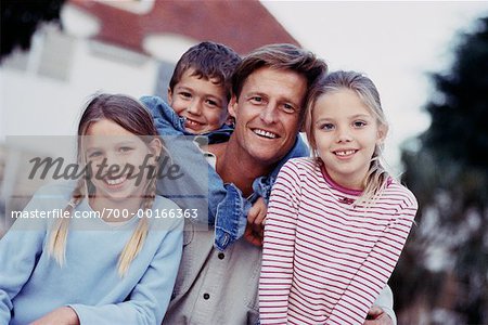 Father with Son and Daughters