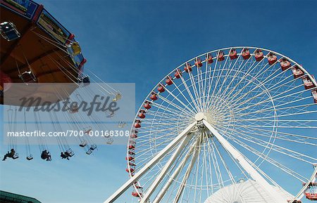 Grande roue à Navy Pier Chicago, Illinois, Etats-Unis