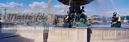 Fountain in Place de la Concorde Paris, France