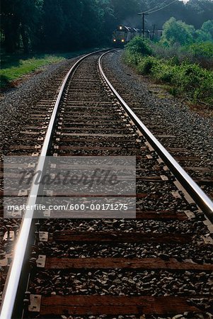 Des voies ferrées, Tallahassee, Florida, USA