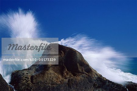 Wellen auf Küste des Atlantischen Ozeans, Hondeklipbaai, Northern Cape, South Africa