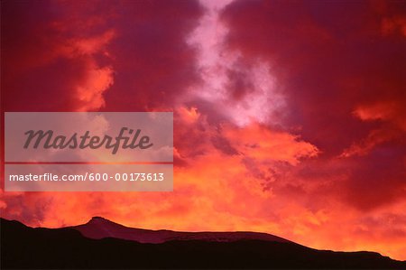 Sunrise in the Andes Mountains, Patagonia, Argentina