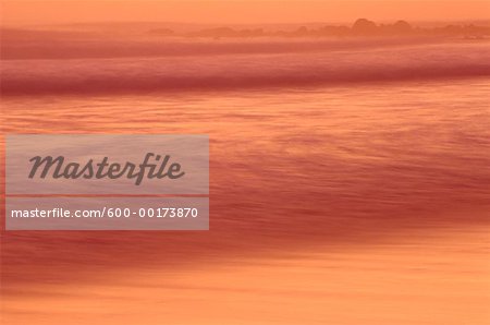 Atlantik Sonnenuntergang, Namaqualand, Südafrika