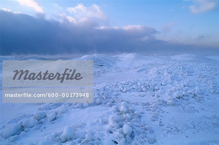 Lake Ontario in Winter, Whitby, Ontario, Canada