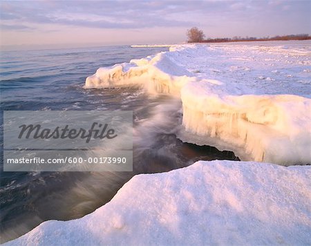 Lake Ontario Shoreline, Darlington Provincial Park, Ontario, Canada