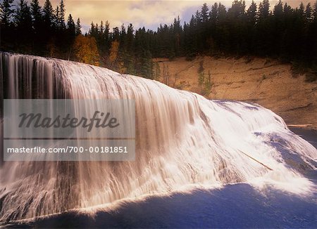 Sylvia Falls Wells Gray Provincial Park-British Columbia, Kanada