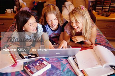 Girls Studying