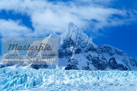 Montagne, l'île de Géorgie du Sud Antarctique