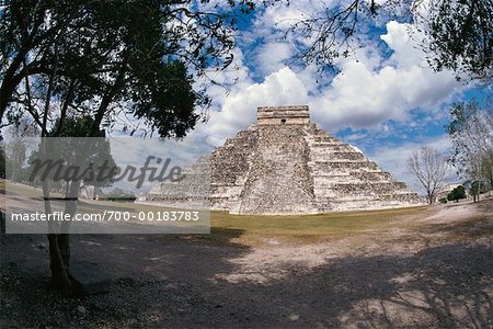 Kukulkan Pyramide Chichen Itza, Yucatan, Mexiko