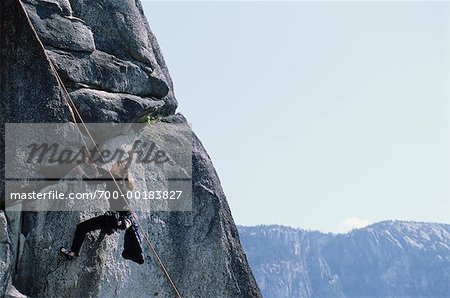 Mountain Climber Squamish, British Columbia Canada