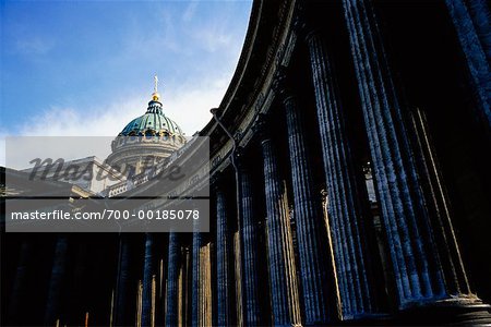 La cathédrale de Kazan St. Petersburg, Russie