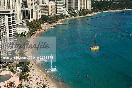 Rivage, Waikiki Beach, Oahu, Hawaii, USA