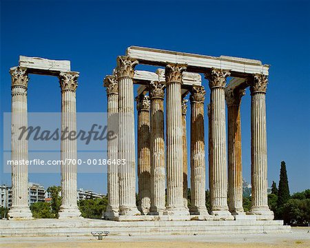 Temple de Zeus, Athènes, Grèce