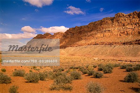 Crête rocheuse en Arizona, États-Unis