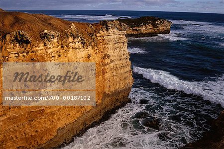 Erosion Formation Great Ocean Road Victoria, Australia