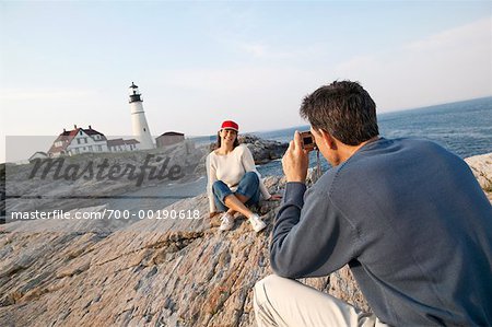 Man Taking Woman's Picture