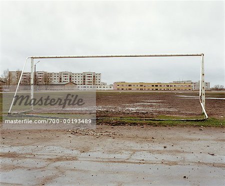 Soccer Net et sur le terrain de Narva, Estonie