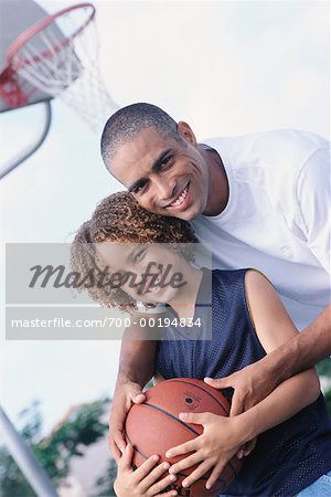 Portrait d'un père et son fils