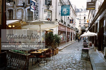 Straße Szene St Germain des Pres Paris, Frankreich