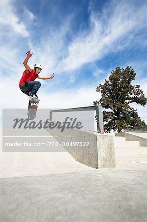 Skateboarder in Skatepark