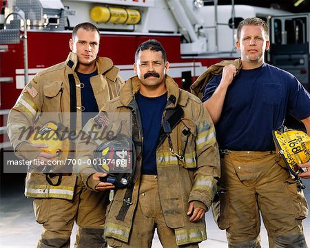 Porträt der Feuerwehrleute
