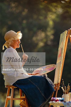 Woman Painting