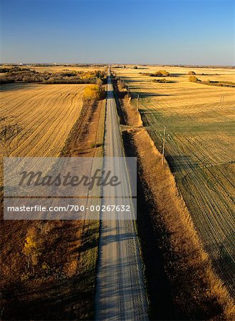 Country Road Shoal Lake, Manitoba, Canada