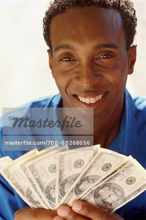 Man Holding Money