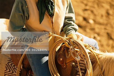Cowgirl Holding Lasso
