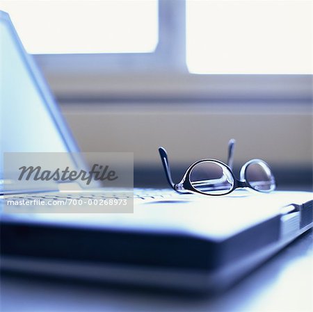 Laptop and Glasses