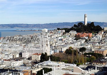 Stadtansicht San Francisco, Kalifornien USA