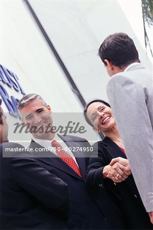 Business People Shaking Hands