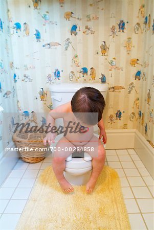 Toddler on Toilet