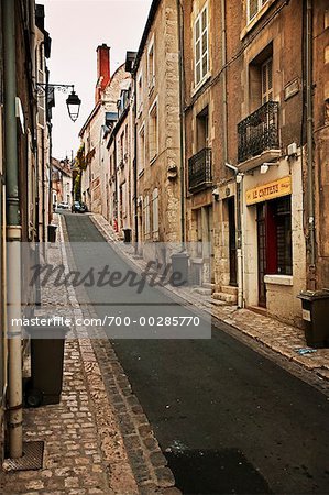 Narrow Street Blois, Loire Valley France