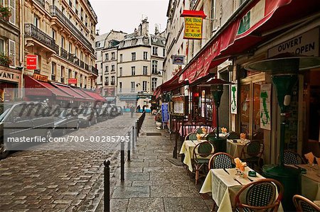 Sidewalk Cafe Latin Quarter Paris France
