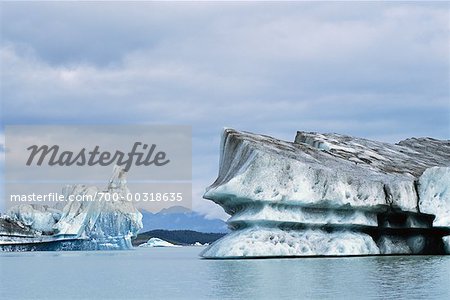 Iceberg, lac Alsek, Parc National de Glacier Bay, Alaska, USA