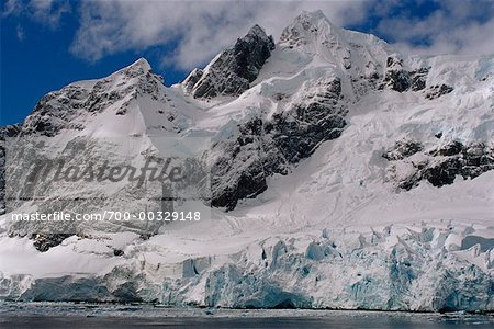 Mountain Le Maire Channel Antarctic Peninsula