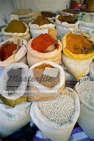 Spices in Market Sousse, Tunisia, Africa Spices in Market Sousse, Tunisia, Africa